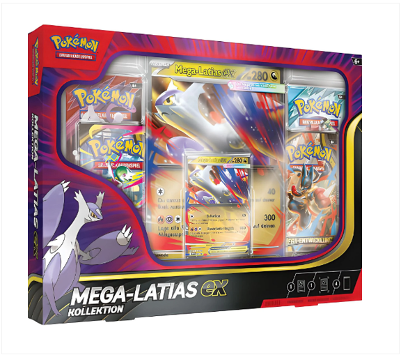 Mega Latias EX Kollektion - Deutsch (6 = sealed Case)