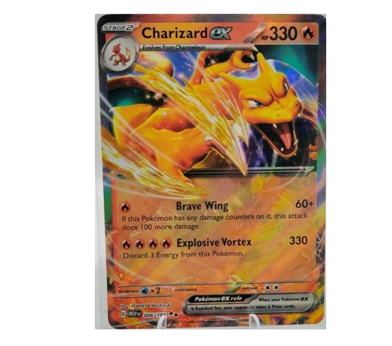 Glurak EX 006/165 | Englisch | Karmesin & Purpur 151