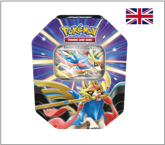 Slashing Legends Zacian EX Tin - Englisch