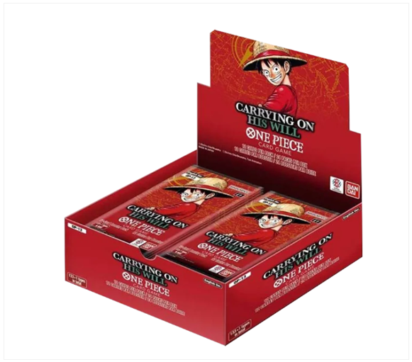 One Piece - Carrying on his will Booster Display - Englisch