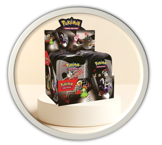 Einall Mini Tin Schwarze Blitze & Weiße Flammen - Deutsch