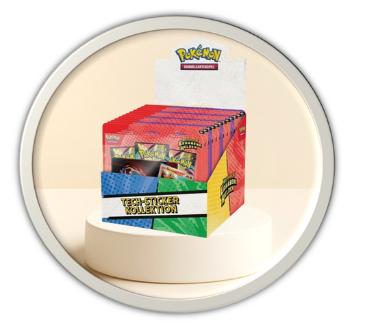 Pokémon TCG - Erhabene Helden Tech Sticker Kollektion Display [DE]